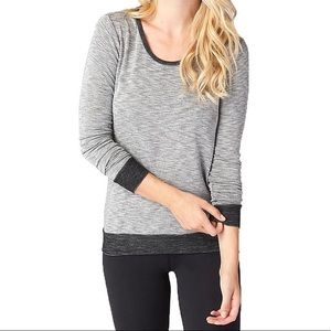 Beyond Yoga double faced keyhole pullover